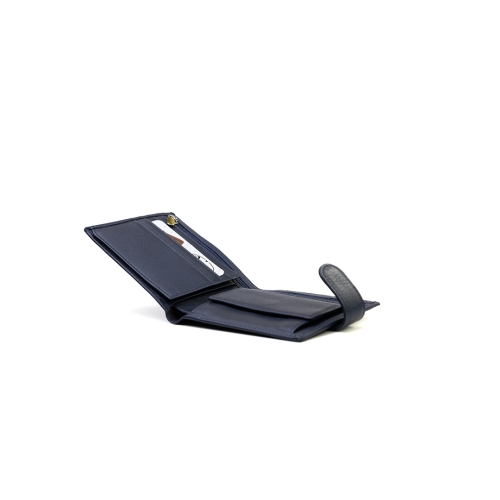 Мъжки кожен портфейл син 087-7