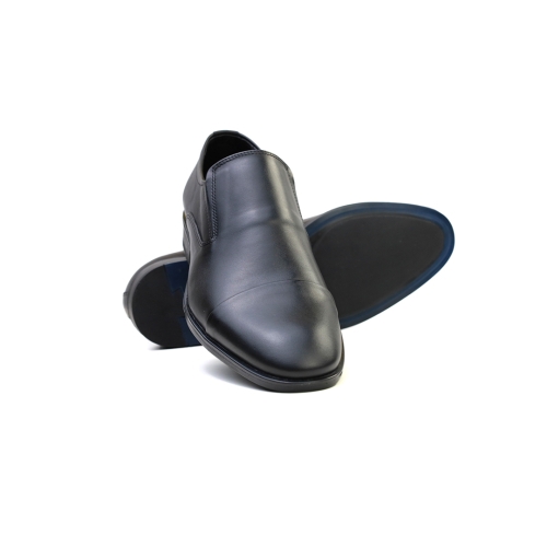 Мъжки елегантни обувки от естествена кожа черни 87