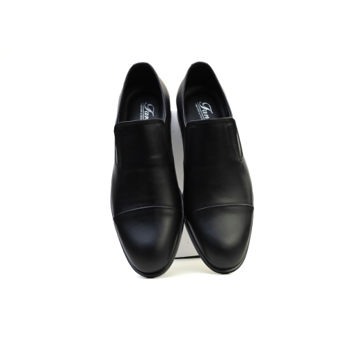 Мъжки елегантни обувки от естествена кожа черни 87