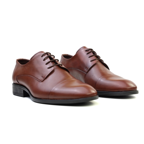 Мъжки елегантни обувки от естествена кожа таба 80