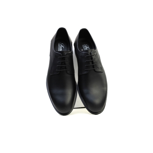 Мъжки елегантни обувки от естествена кожа черни 81-294