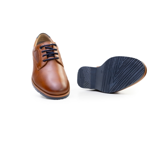 Мъжки елегантни обувки от естествена кожа таба 5450 Baerchi