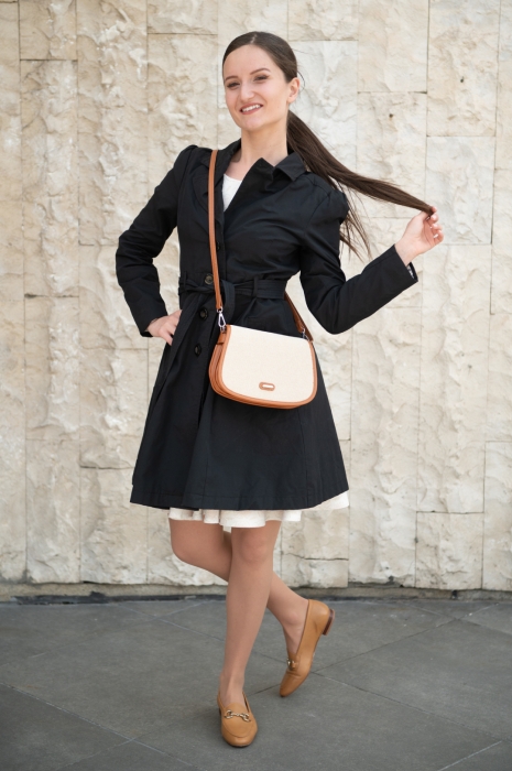 Дамски мокасини от естествена кожа камел 5536 H-1007 Patricia Miller