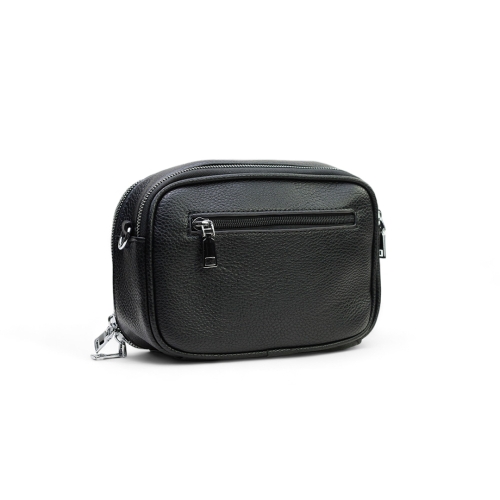 Дамска чанта през рамо черна 28588