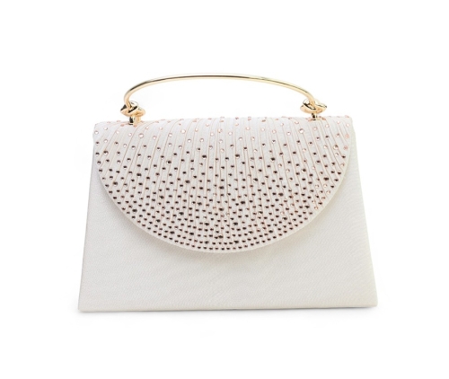 Дамска елегантна чанта шампанско N720030