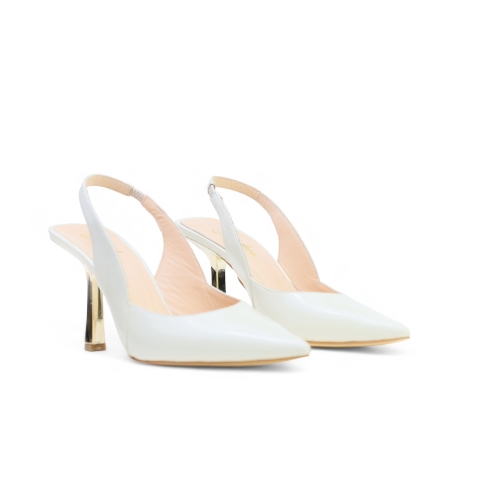 Дамски елегантни обувки от естествена кожа бежови 259-30 Angelina Ricci