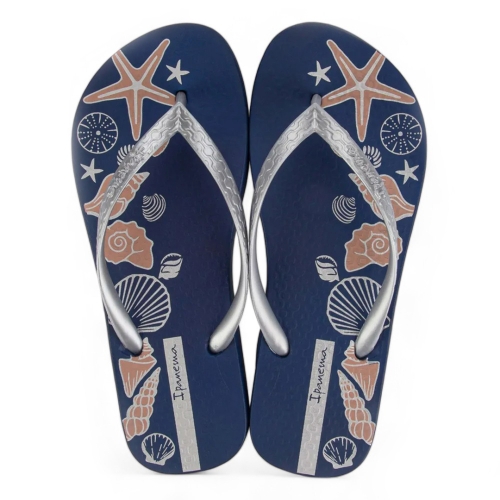 Дамски джапанки в синьо и сребро 83539/AR966 Ipanema