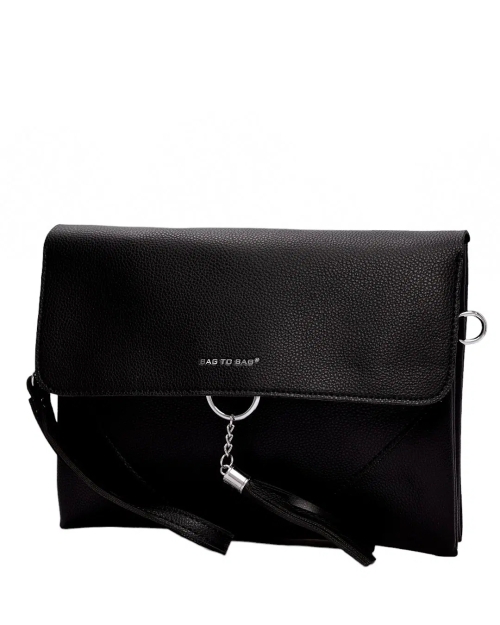 Дамска чанта през рамо черна YM-0901