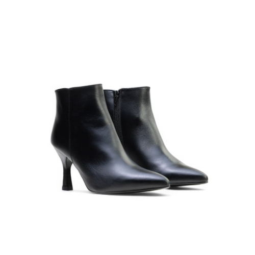 Дамски елегантни боти от естествена кожа черни 5138-1652 Patricia Miller