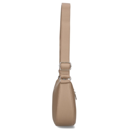 Дамска чанта през рамо тъмно бежова CM6708B David Jones