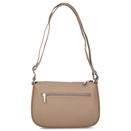 Дамска чанта през рамо тъмно бежова CM6708B David Jones