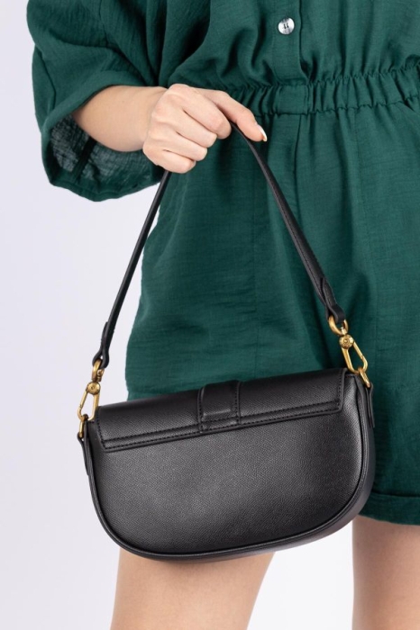 Дамска чанта през рамо черна CM6992F David Jones