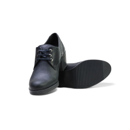 Дамски ежедневни обувки от естествена кожа черни 40160 Baerchi