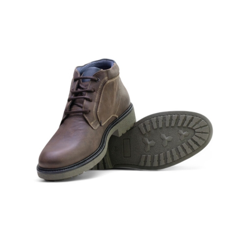 Мъжки ежедневни боти от естествен набук кафяви 1182 Baerchi