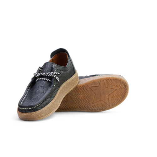 Дамски ежедневни обувки от естествен набук черни 241094