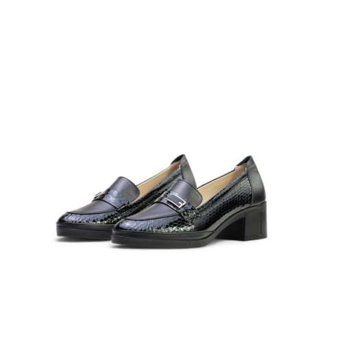 Дамски ежедневни обувки от естествена кожа черни 828-16-01