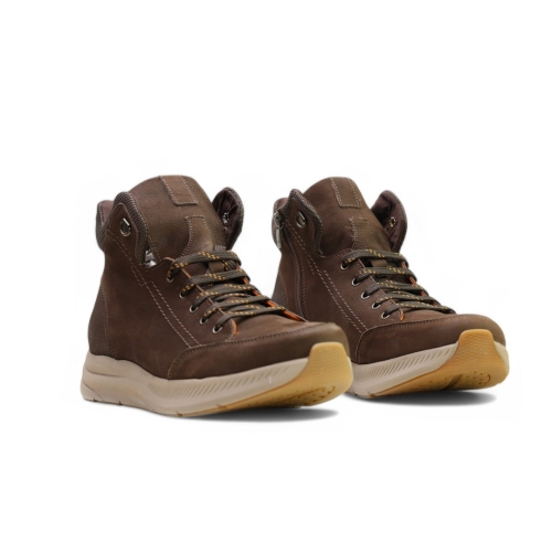 Мъжки спортни боти от естествен набук кафяви 254180