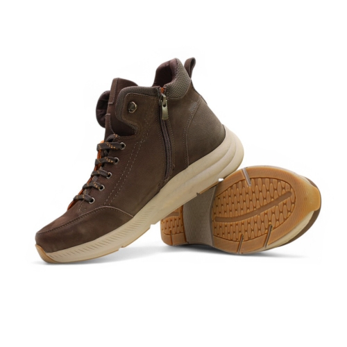 Мъжки спортни боти от естествен набук кафяви 254180