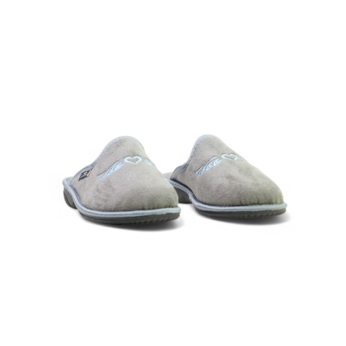 Дамски домашни пантофи сиви 24-110