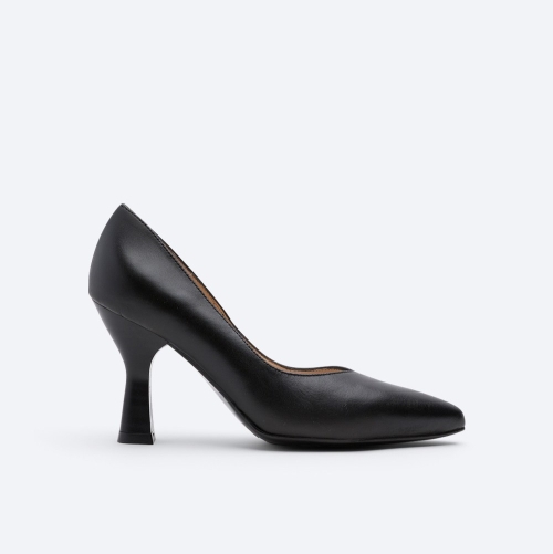 Дамски елегантни обувки от естествена кожа черни 5137 Patricia Miller