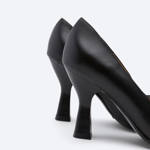 Дамски елегантни обувки от естествена кожа черни 5137 Patricia Miller