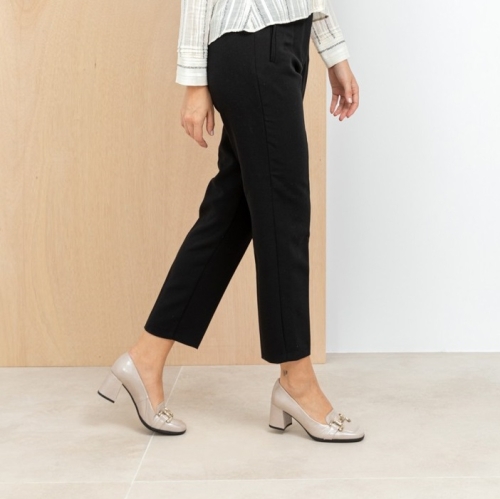 Дамски елегантни обувки от естествен лак бежови 6466 Patricia Miller