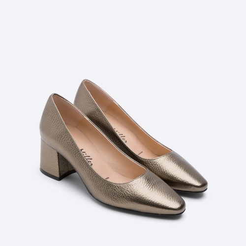 Дамски елегантни обувки от естествен лак тъмно злато 6170-49438 Patricia Miller