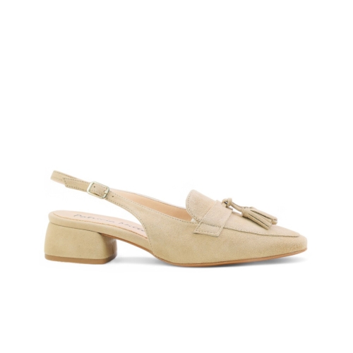 Дамски елегантни обувки от естествен велур бежови 6749 H-29405 Patricia Miller