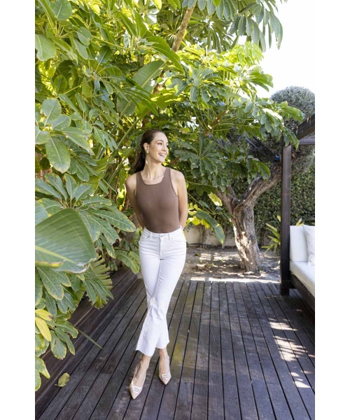 Дамски елегантни сандали от естествена кожа бежови 6746F H-1027 Patricia Miller