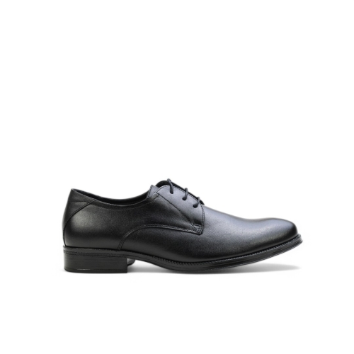 Мъжки елегантни обувки от естествена кожа черни 2751 Baerchi