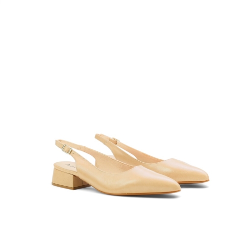 Дамски елегантни обувки от естествена кожа бежови 6024F H-272 Patricia Miller