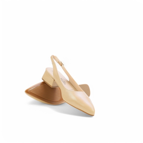 Дамски елегантни обувки от естествена кожа бежови 6024F H-272 Patricia Miller