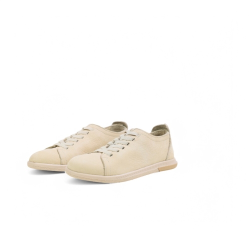 Дамски спортни обувки от естествена кожа бежови 151057