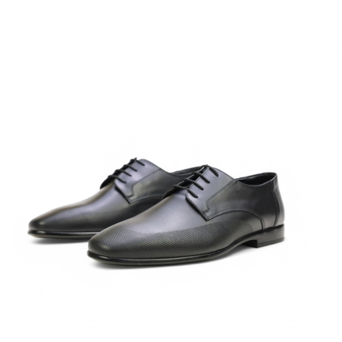 Мъжки елегантни обувки от естествена кожа черни 4040