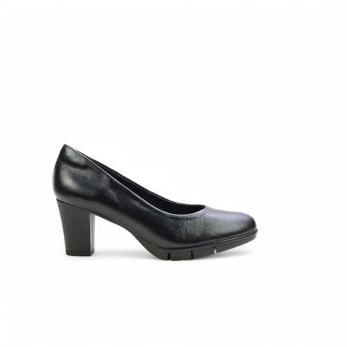 Дамски елегантни обувки от естествена кожа черни 52500 Baerchi