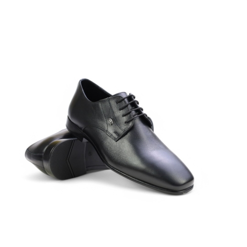 Мъжки елегантни обувки от естествена кожа черни 4042