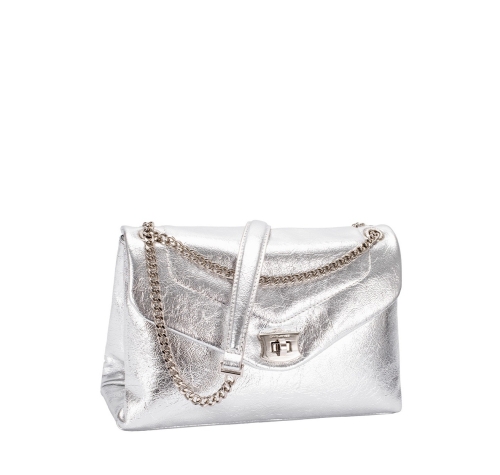 Дамска ежедневна чанта в сребро CM7599 David Jones 