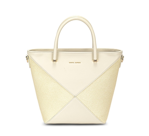 Дамска елегантна чанта крем CM7534 David Jones