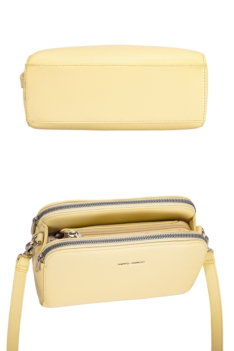 Дамска чанта през рамо жълта CM6793A David Jones