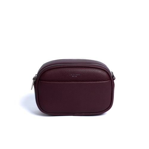 Дамска чанта през рамо бордо CM6920A David Jones