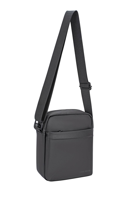 Мъжка чанта през рамо черна 116005 David Jones