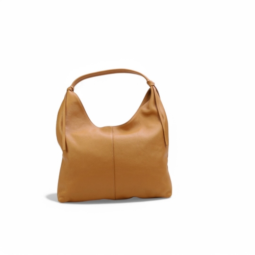 Дамска ежедневна чанта от естествена кожа светло кафява 250123-1