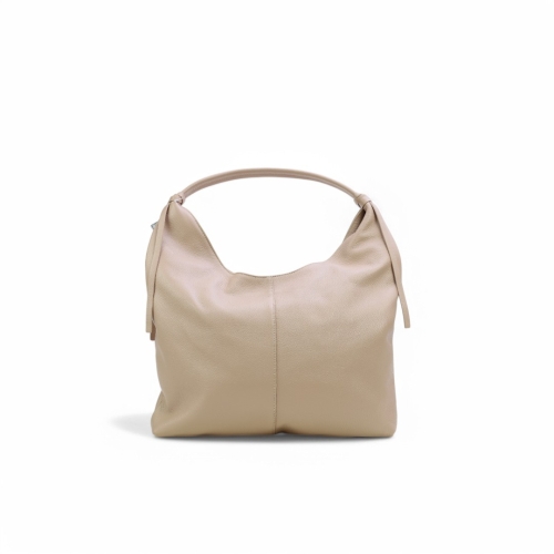 Дамска ежедневна чанта от естествена кожа пудра 250123-1