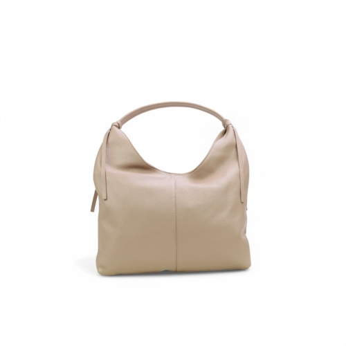 Дамска ежедневна чанта от естествена кожа пудра 250123-1