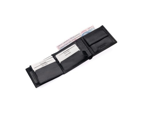 Мъжки кожен портфейл черен 61