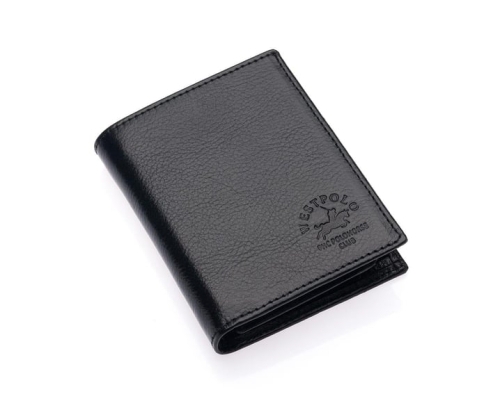 Мъжки кожен портфейл черен 79