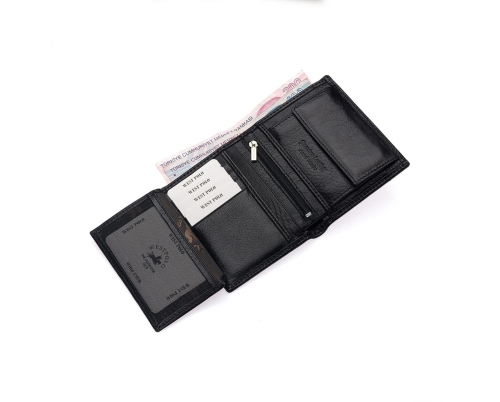 Мъжки кожен портфейл черен 79