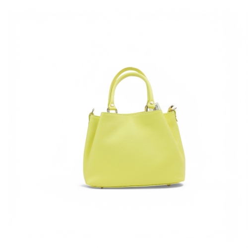 Дамска ежедневна чанта от естествена кожа жълта 251722-1