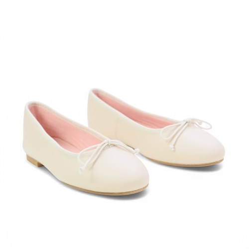 Дамски балерини от естествена кожа бежови ЕММА