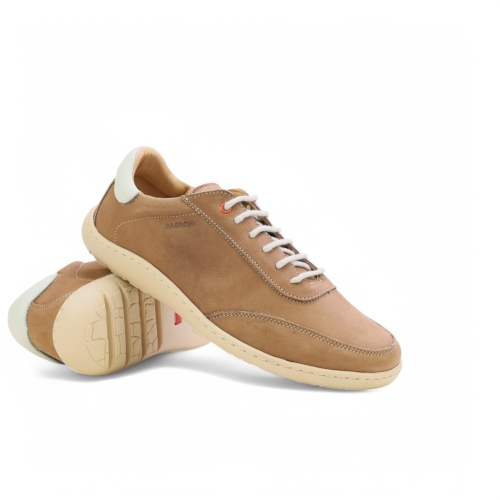 Мъжки спортни обувки от естествен набук тауп 5271s Baerchi